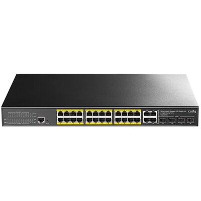 Cudy 28p GS2028PS4 (24x10/100/1000Mbit PoE+, 4xSFP/Combo)