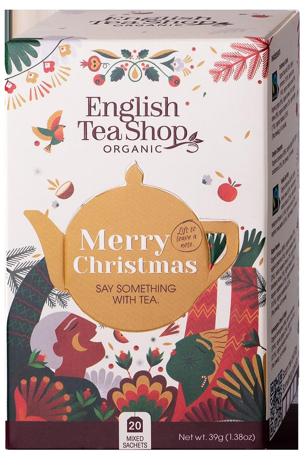 ZESTAW HERBATEK ŚWIĄTECZNYCH MIX 20 SASZETEK ENGLISH TEA SHOP