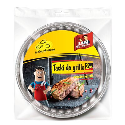Tacka do grilla okrągła 2 sztuki Jan Niezbędny