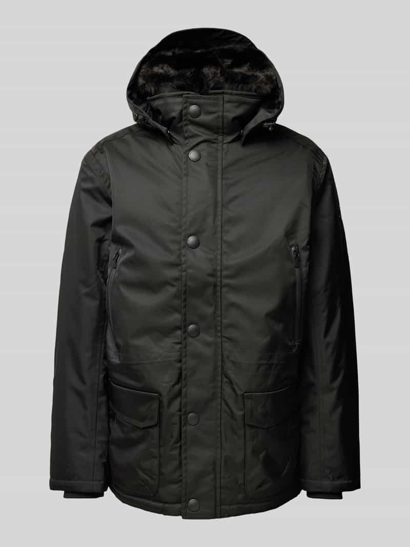 Kurtka z kieszeniami z patką model ‘Halifax’