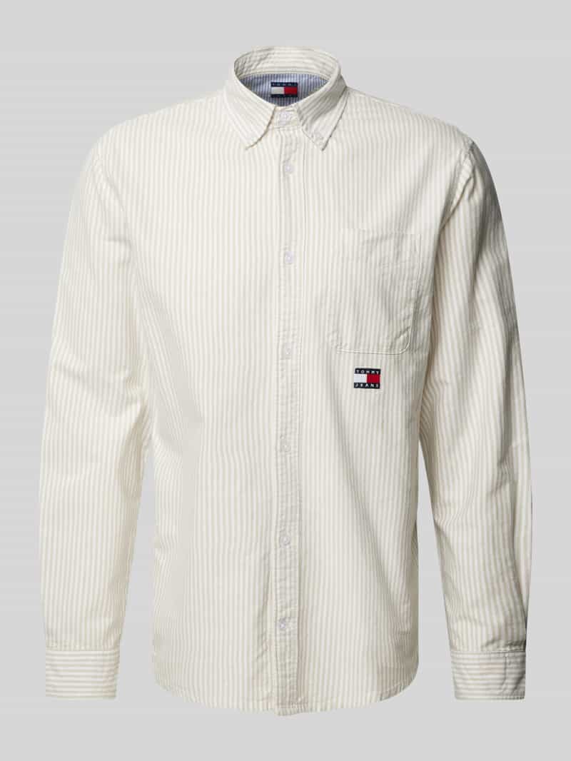 Koszula casualowa o kroju regular fit z wyhaftowanym logo model ‘OXFORD’