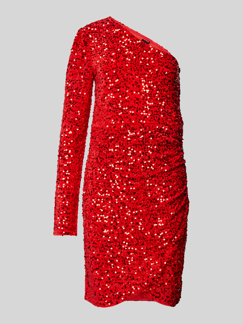 Sukienka mini na jedno ramię o kroju slim fit model ‘STELLA’