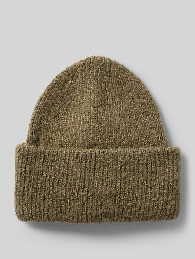 Czapka beanie z szerokim brzegiem i efektowną przędzą model ‘PYRON’