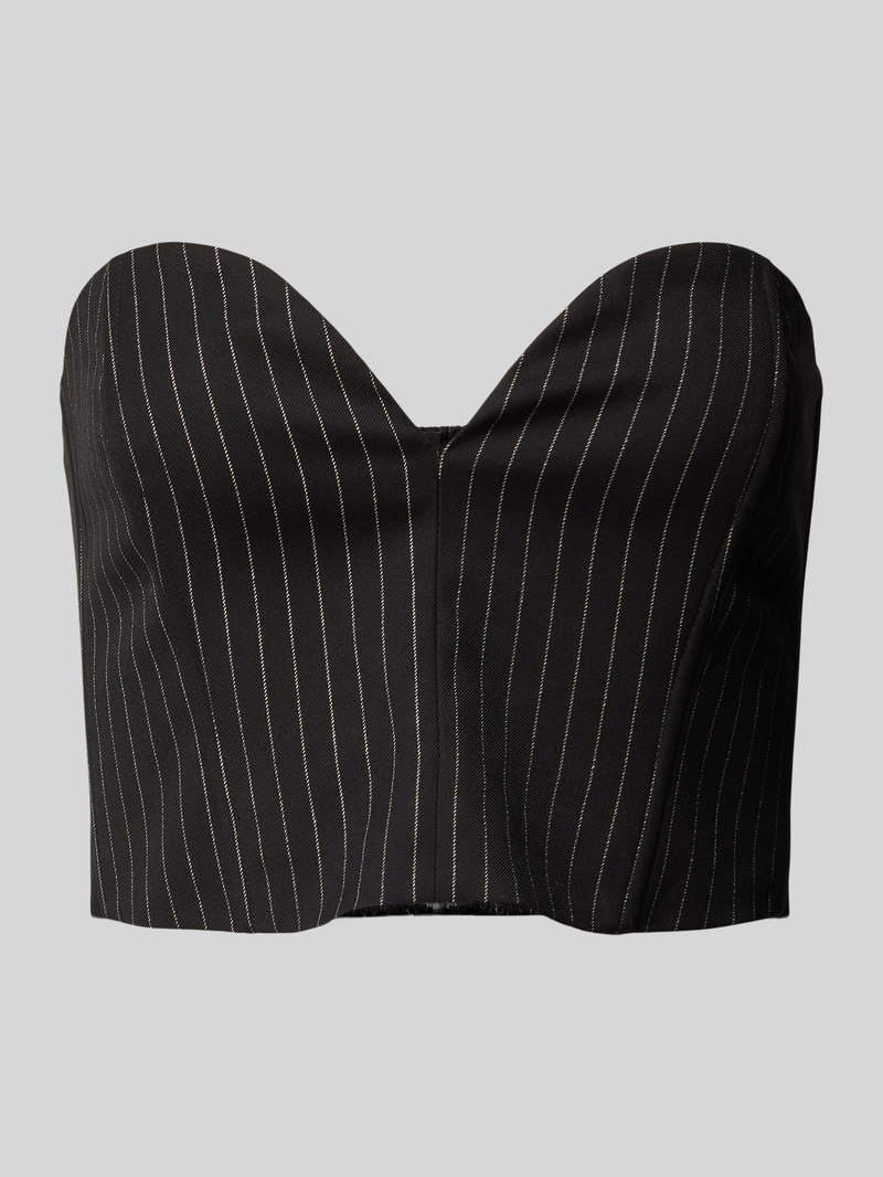 Top z dekoltem w kształcie serca i dodatkiem wiskozy model ‘Caylina’