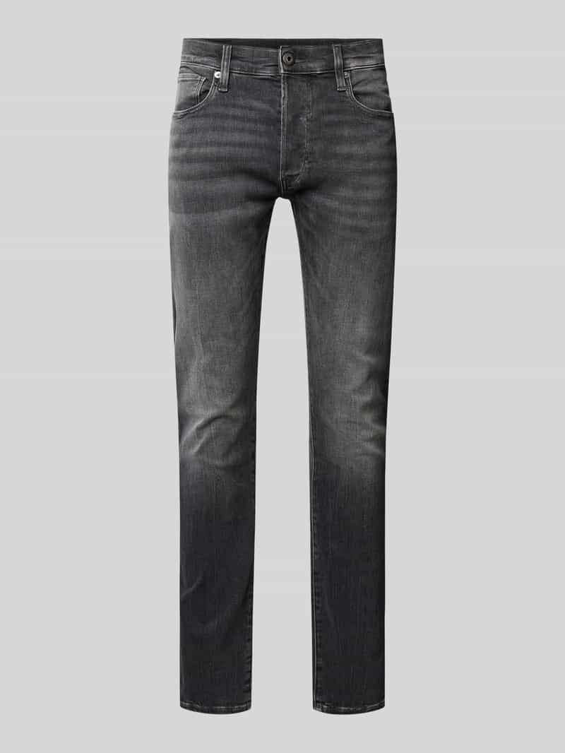 Jeansy o kroju slim fit z 5 kieszeniami