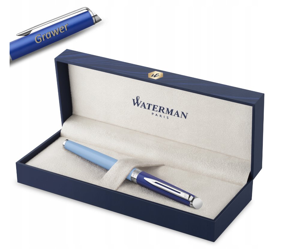 Pióro Wieczne Waterman Hémisphère Color-Block Blue F z grawerem