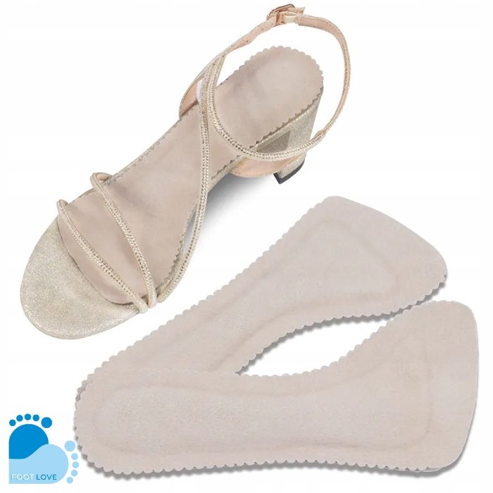 Skórzane wkładki 3/4 do butów na obcasie szpilek S/NEURON