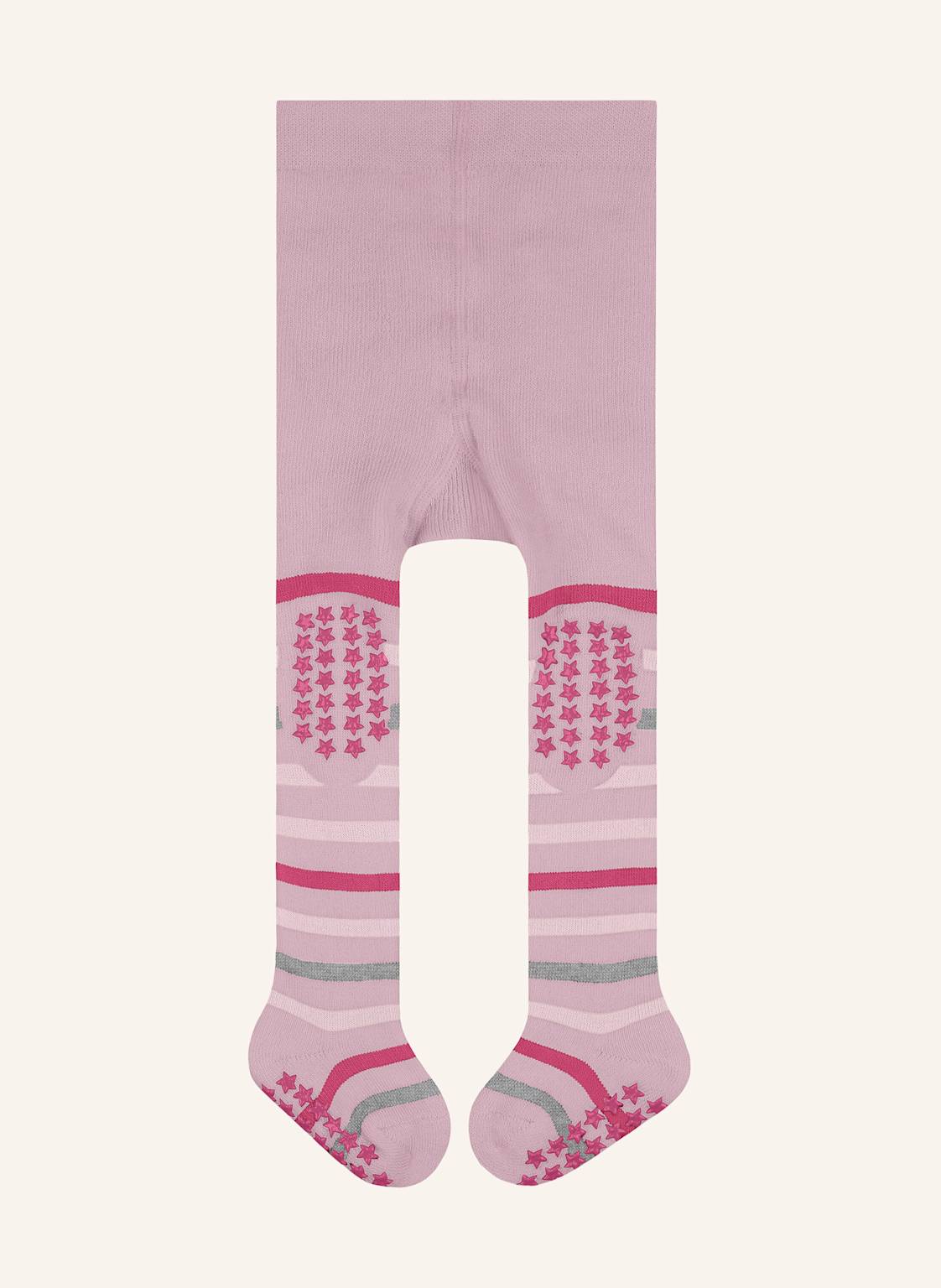 Falke Rajstopy Antypoślizgowe Multi Stripe rosa
