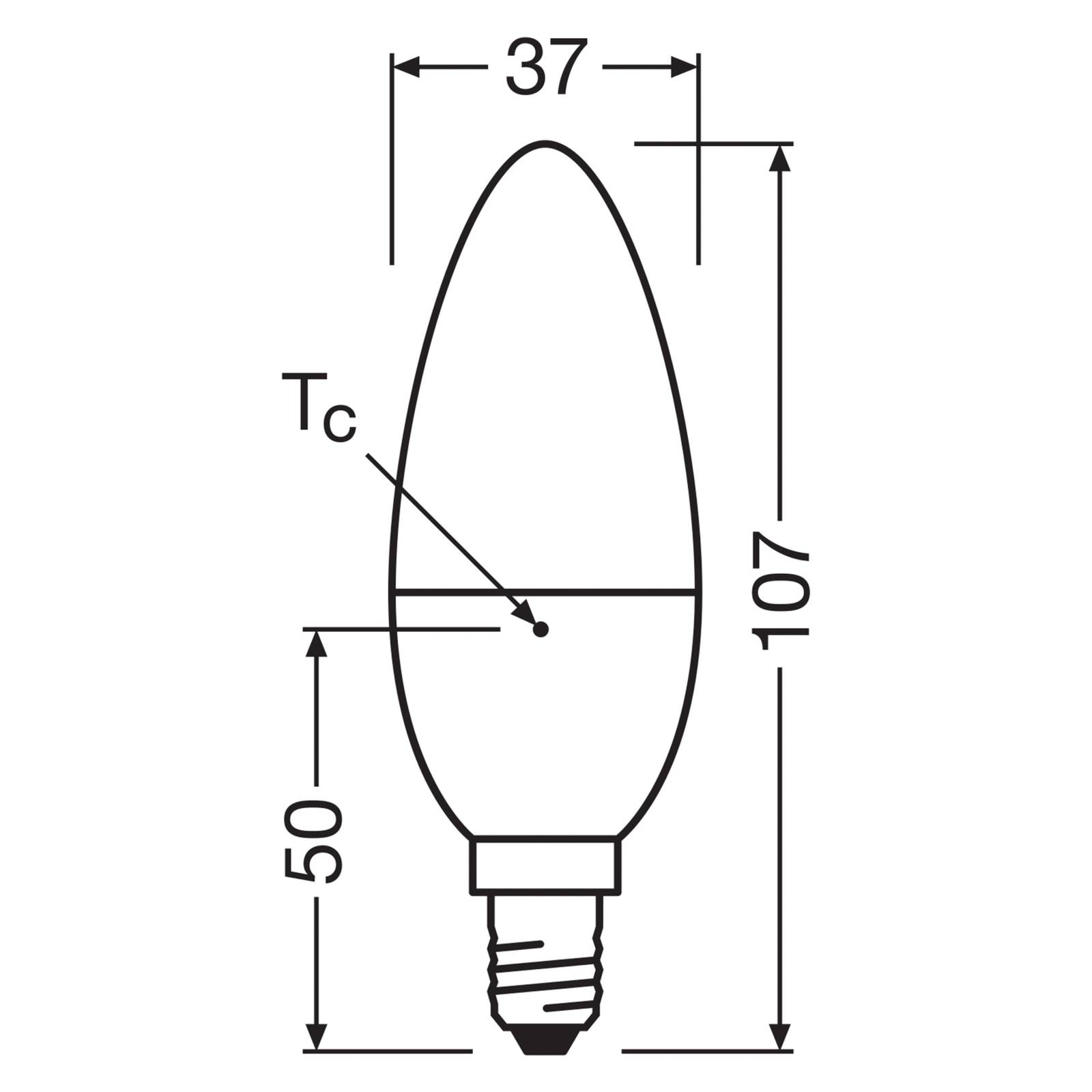 OSRAM LED Relax/Active/Sleep świeczka E14 4,9W matowa 827/840