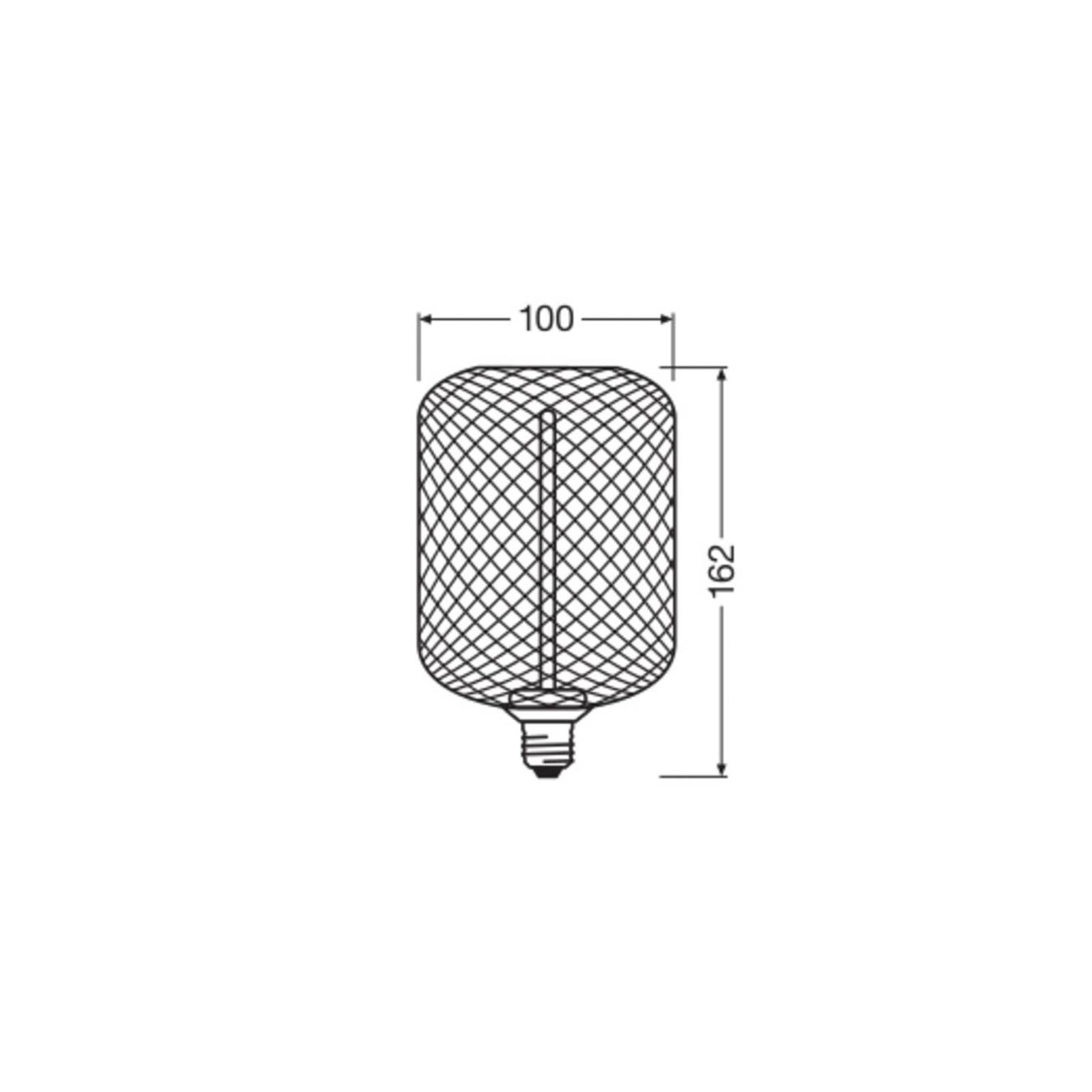 OSRAM Decor LED Straw Filament Square E27 3,5W złota 1800K