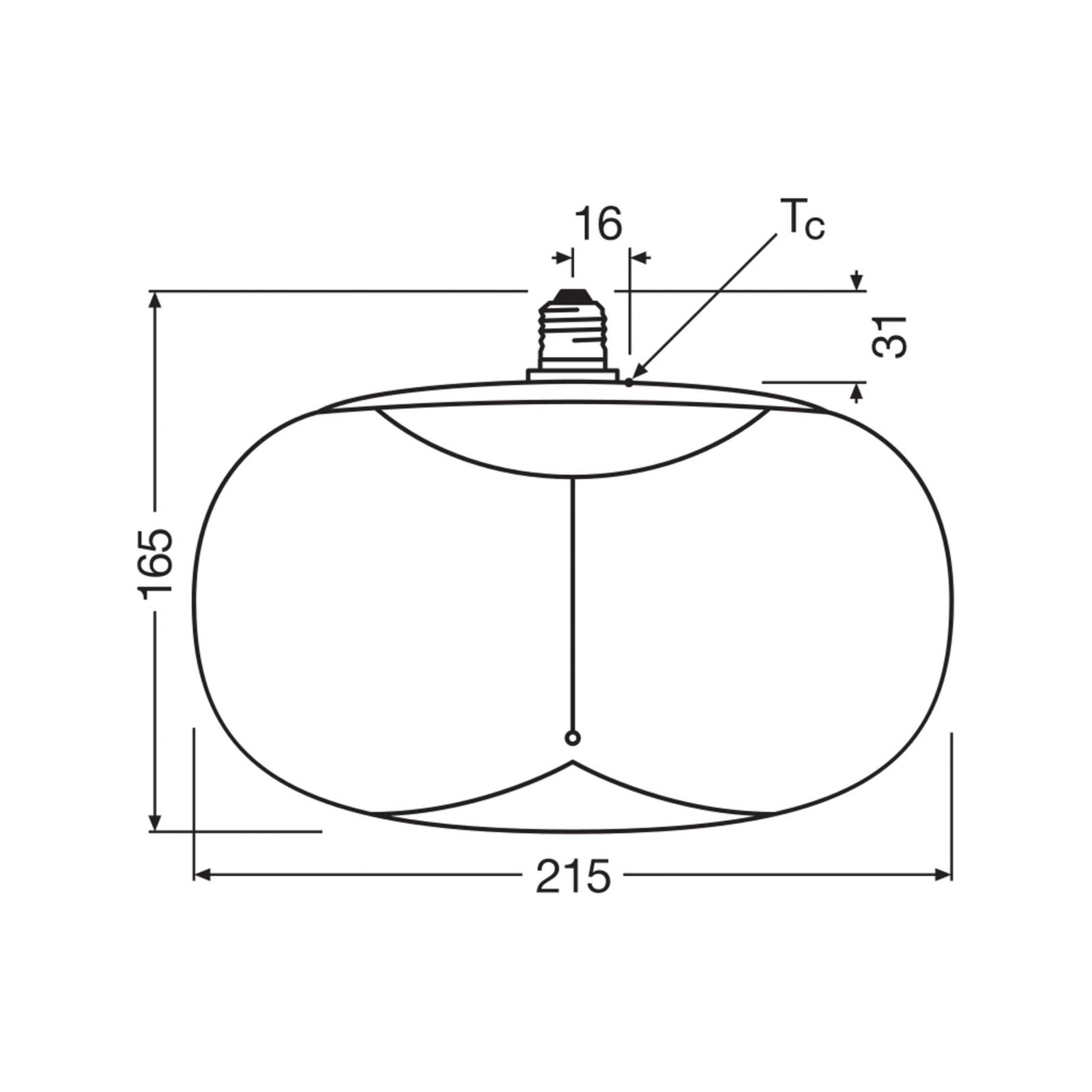 OSRAM LED Vintage Big Elipse E27 4W 818 Filament ściemniany dymnie