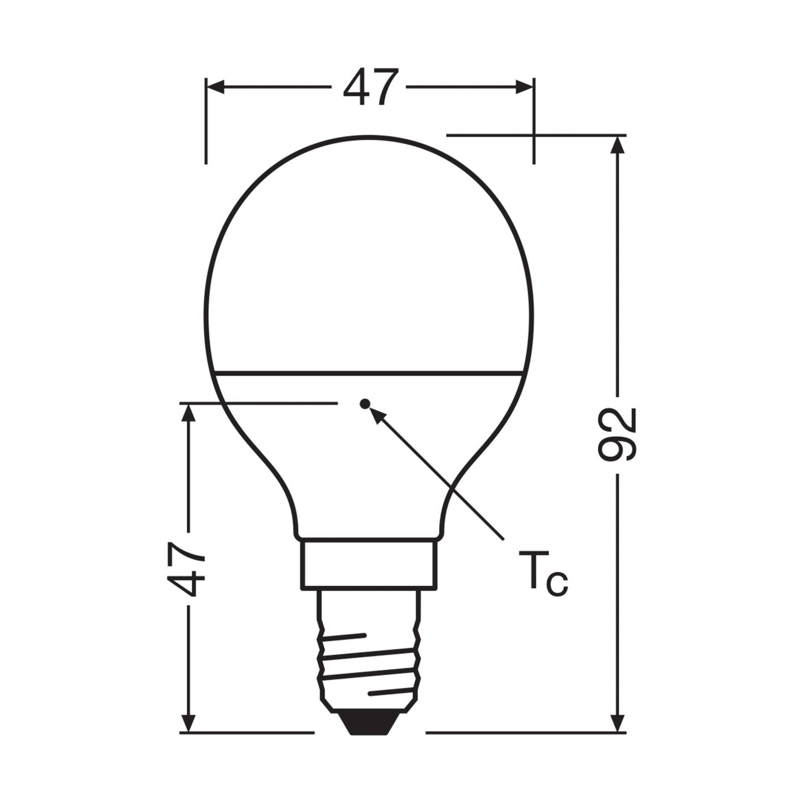 OSRAM LED Relax/Active/Sleep drops E14 4,9W matowa 827/840