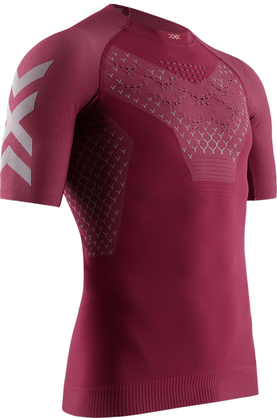 XBIONIC koszulka termoaktywna biegowa męska TWYCE 4.0 RUNNING namib red/dolomite