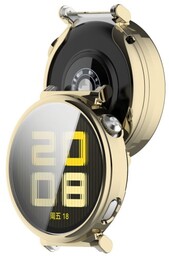Bizon Etui z osłoną ekranu Case Watch Felipe do Huawei Watch GT 5 41 mm, złote