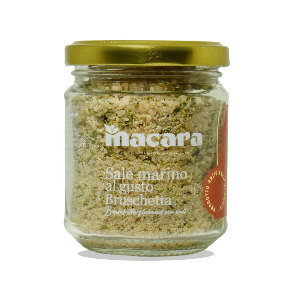 Sól morska Sycylijska o smaku bruschetta, 300 g / Macara