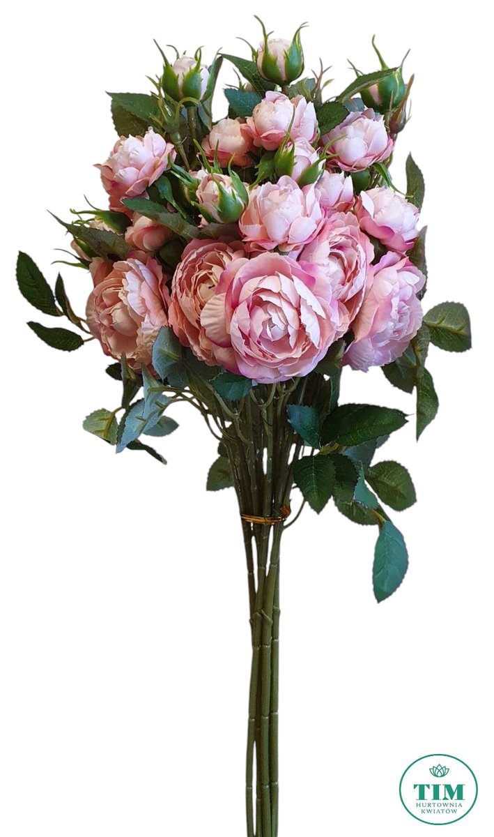 RÓŻA GAŁĄZKA 50 CM JESIENNY RÓŻ 6 SZT