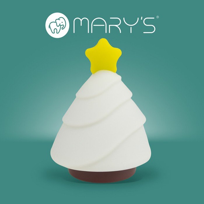 MARY'S LAMPKA NOCNA LED Choinka RGB
