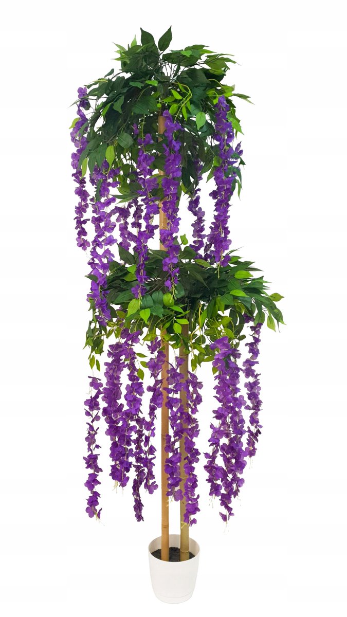 Sztuczne Drzewko Sztuczna Wisteria Kwiaty Wisterii