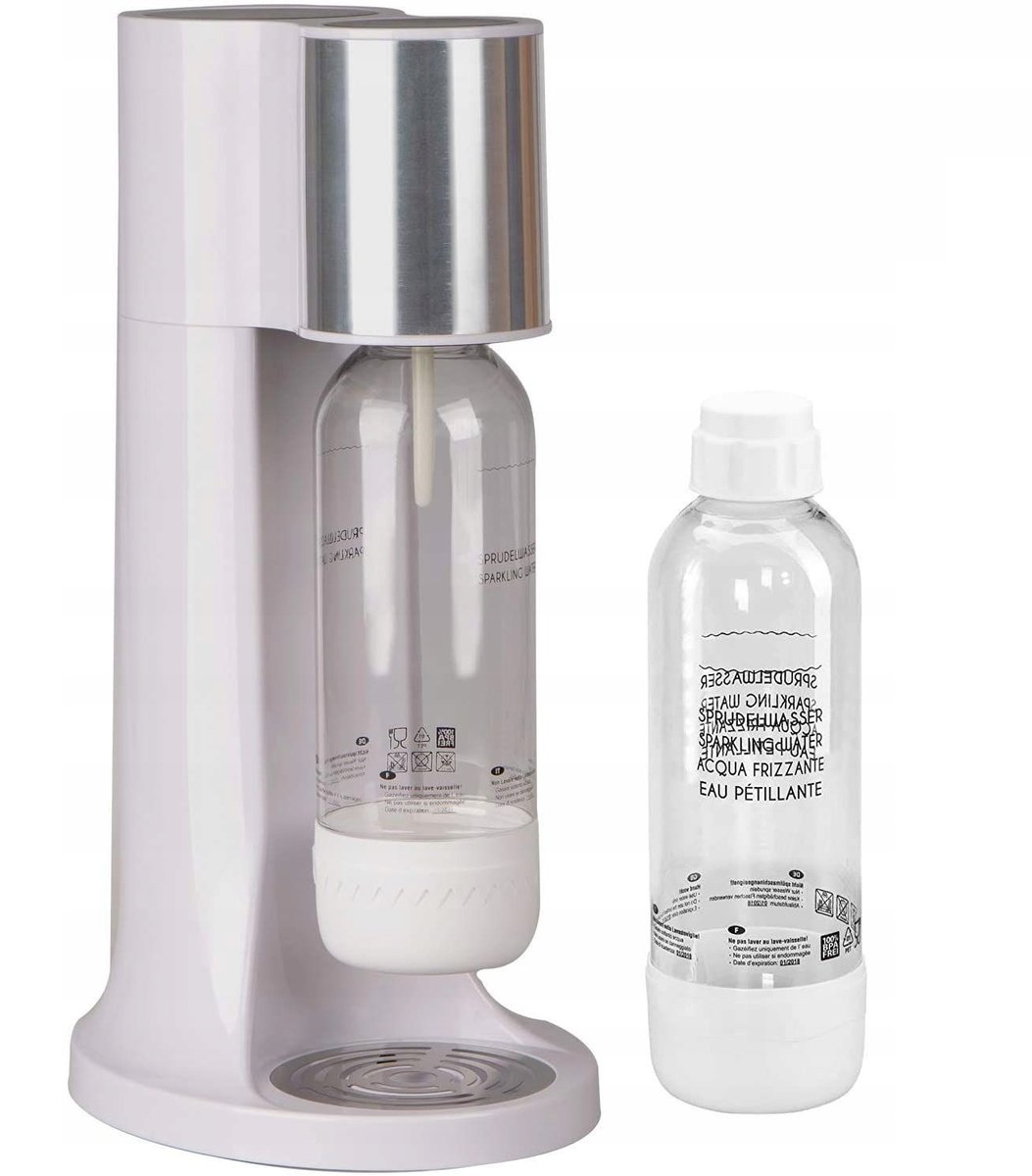 Syfon do Gazowania SATURATOR Wody Levivo Soda BIAŁY + 2xBUTELKA