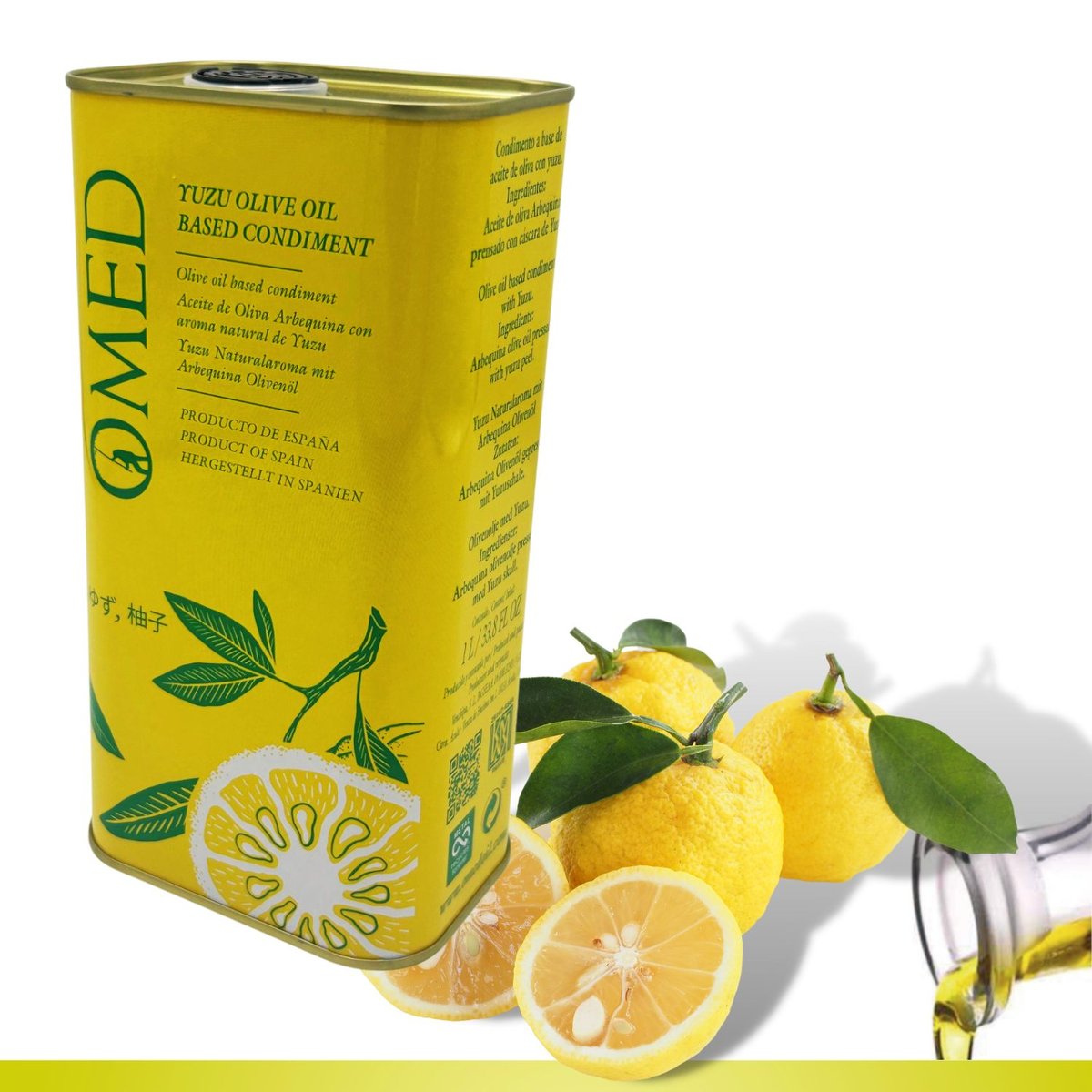 Oliwa z Yuzu O-Med Puszka 1000 ml