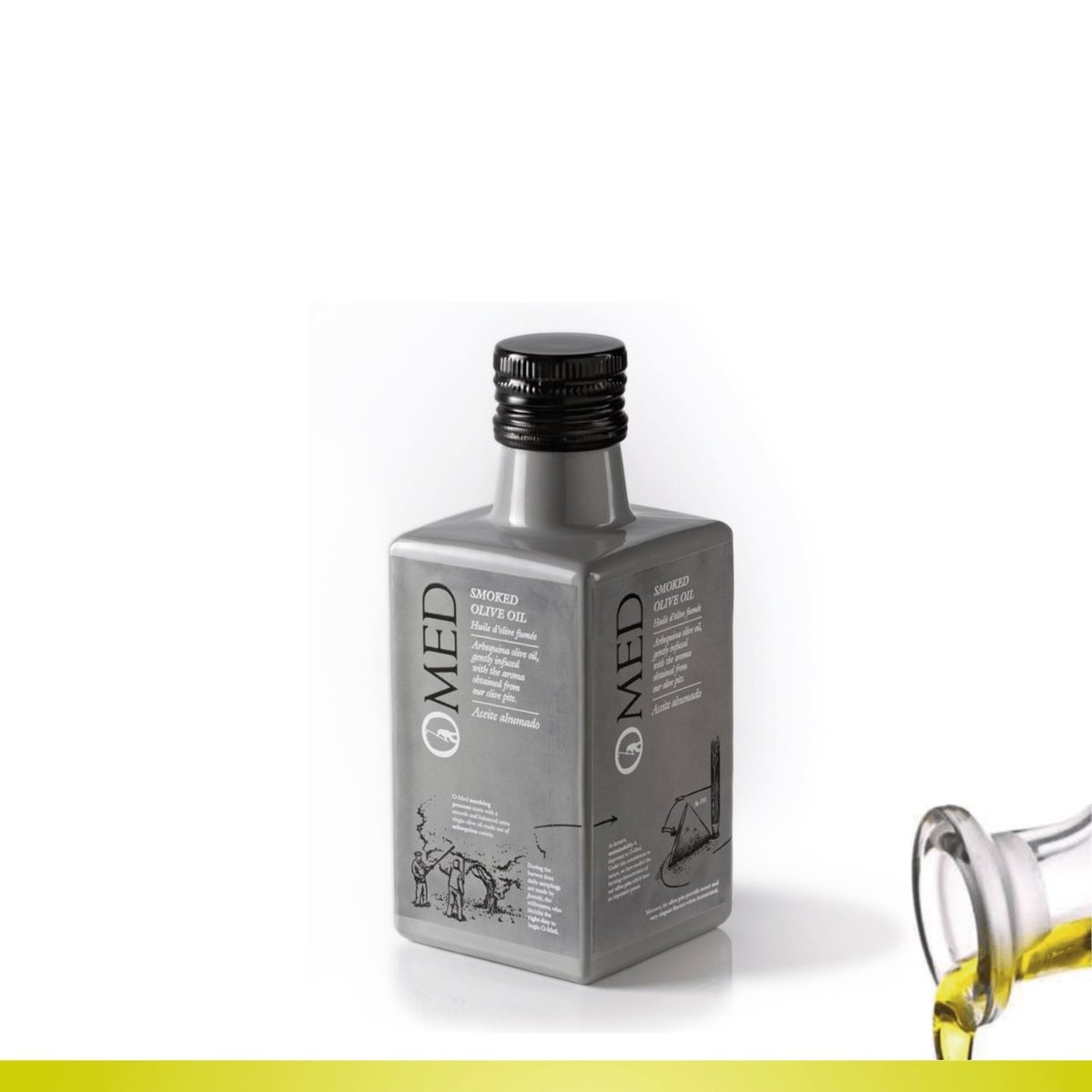 Oliwa wędzona dymem z pestek oliwek O-Med 250 ml