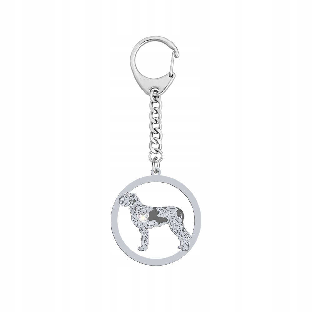 Brelok Srebrny do kluczy z psem Spinone Italiano Srebro 925 Kobieta GRAWER