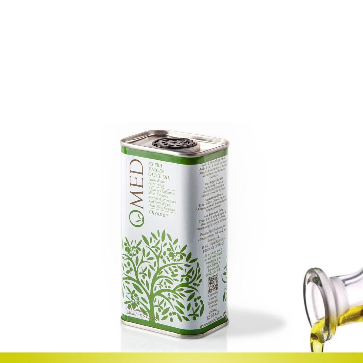 Oliwa Hojiblanca Organic EVOO O-MED Puszka 250 ml
