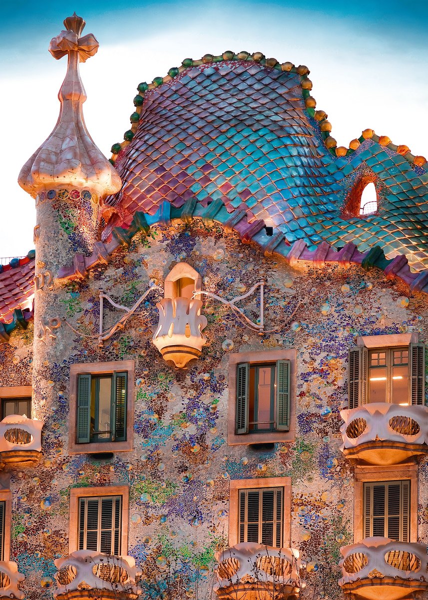 Puzzle 2D: Casa Batlló, Barcelona 1000 elementów