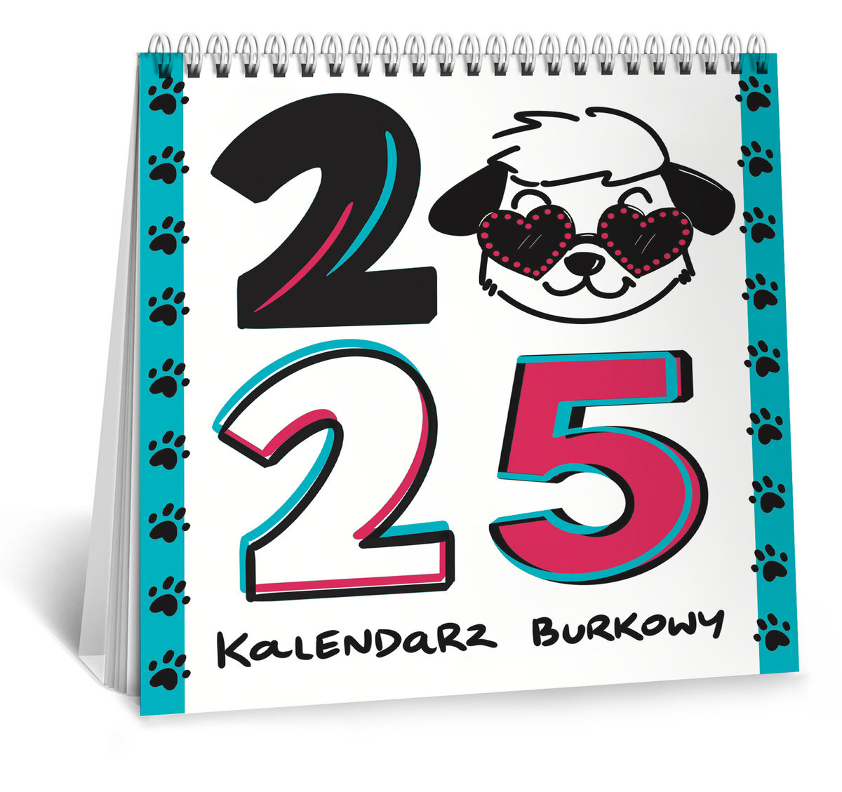 Psotter Kalendarz, Psi Biurkowy 2025
