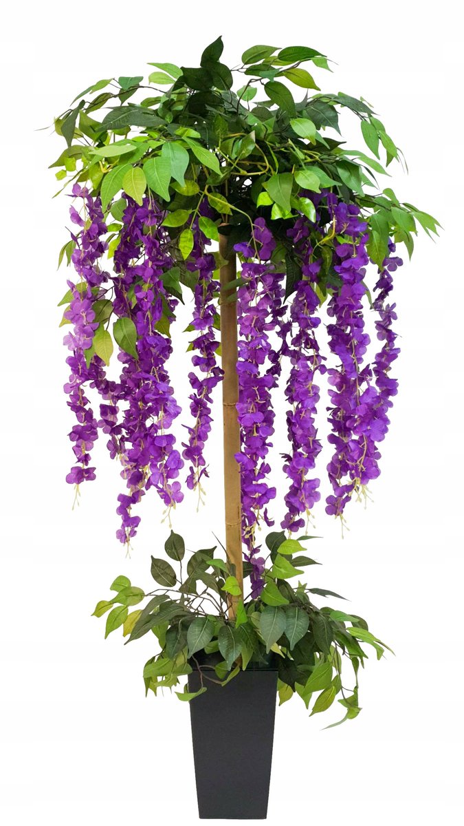 Wisteria Sztuczna Kwiaty Drzewko Wisterii 150 cm