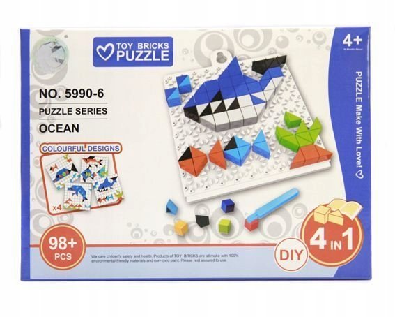 Puzzle układanka dla dzieci 98 elementów OCEAN