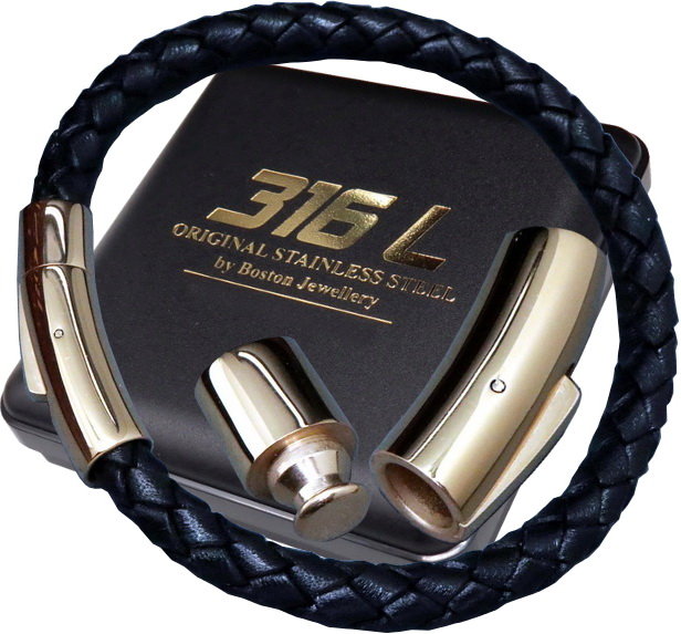 GRUBA SKÓRZANA BRANSOLETA MĘSKA NA PREZENT PREMIUM