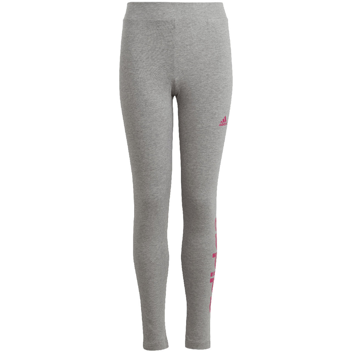 Legginsy dla dzieci adidas Essentials Linear Logo szare IC3580 128cm