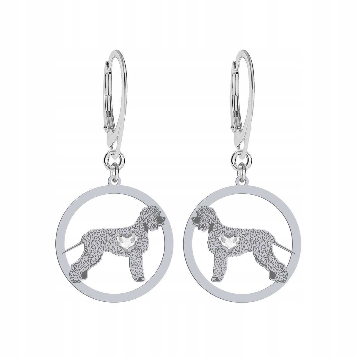 Irlandzki Spaniel Dowodny Kolczyki Srebro925 Biżuteria Prezent GRAWER