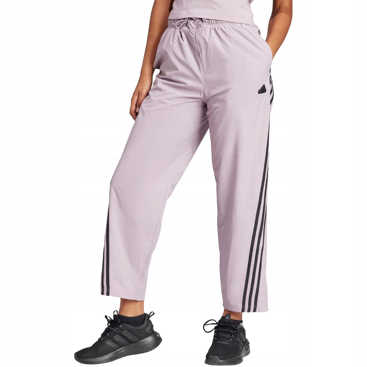 Spodnie damskie adidas Future Icons Three Stripes Woven różowe IS3655 M