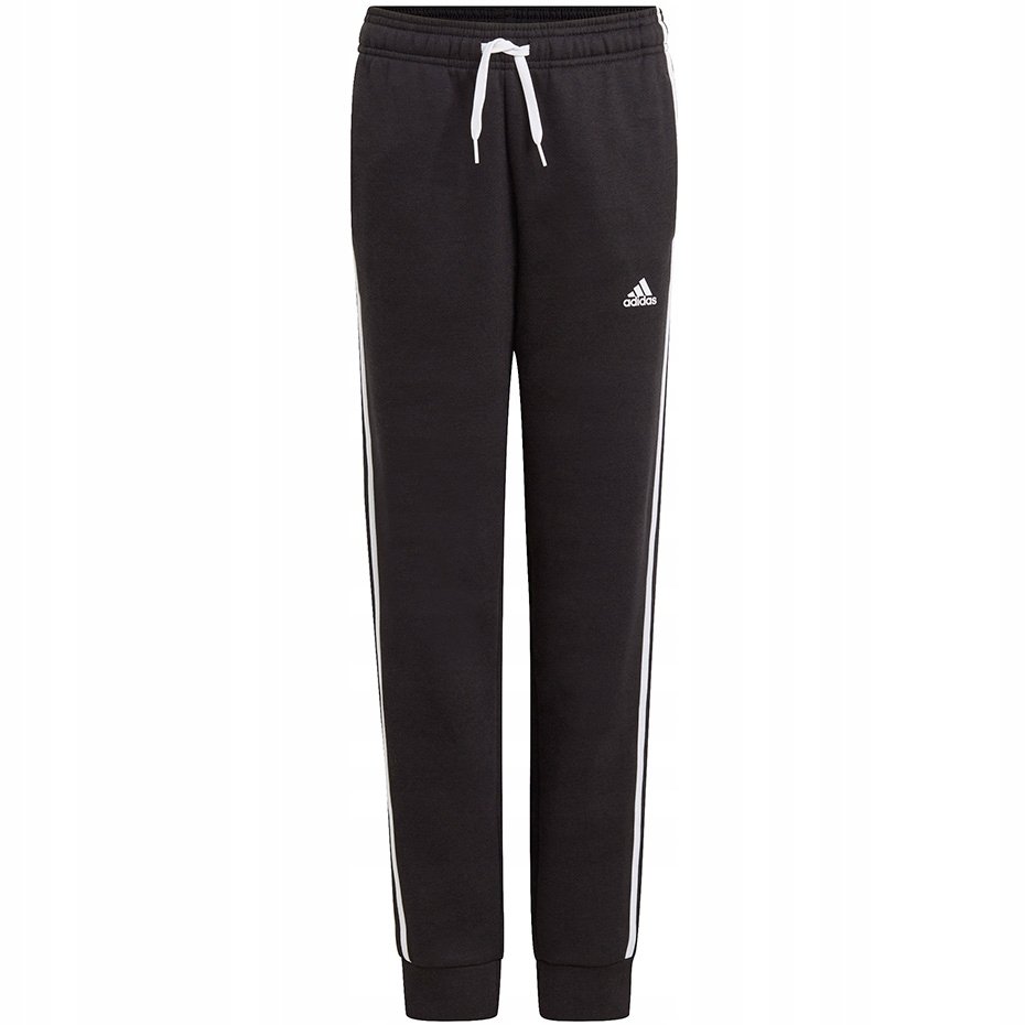 Spodnie dla dzieci adidas Essentials 3 Stripes Pant czarne GQ8897-116cm