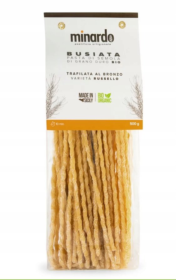 Makaron z antycznej pszenicy BIO Sycylia BUSIATA LUNGA 500g/Minardo