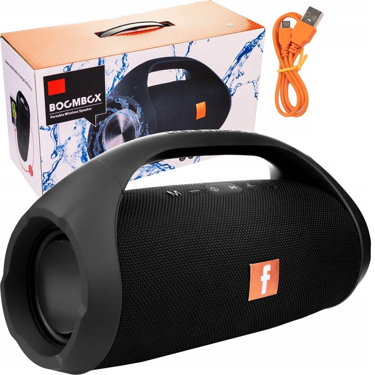 Głośnik Bluetooth Bezprzewodowy BOOMBOX Mobilny USB RADIO LED MP3 Przenośny