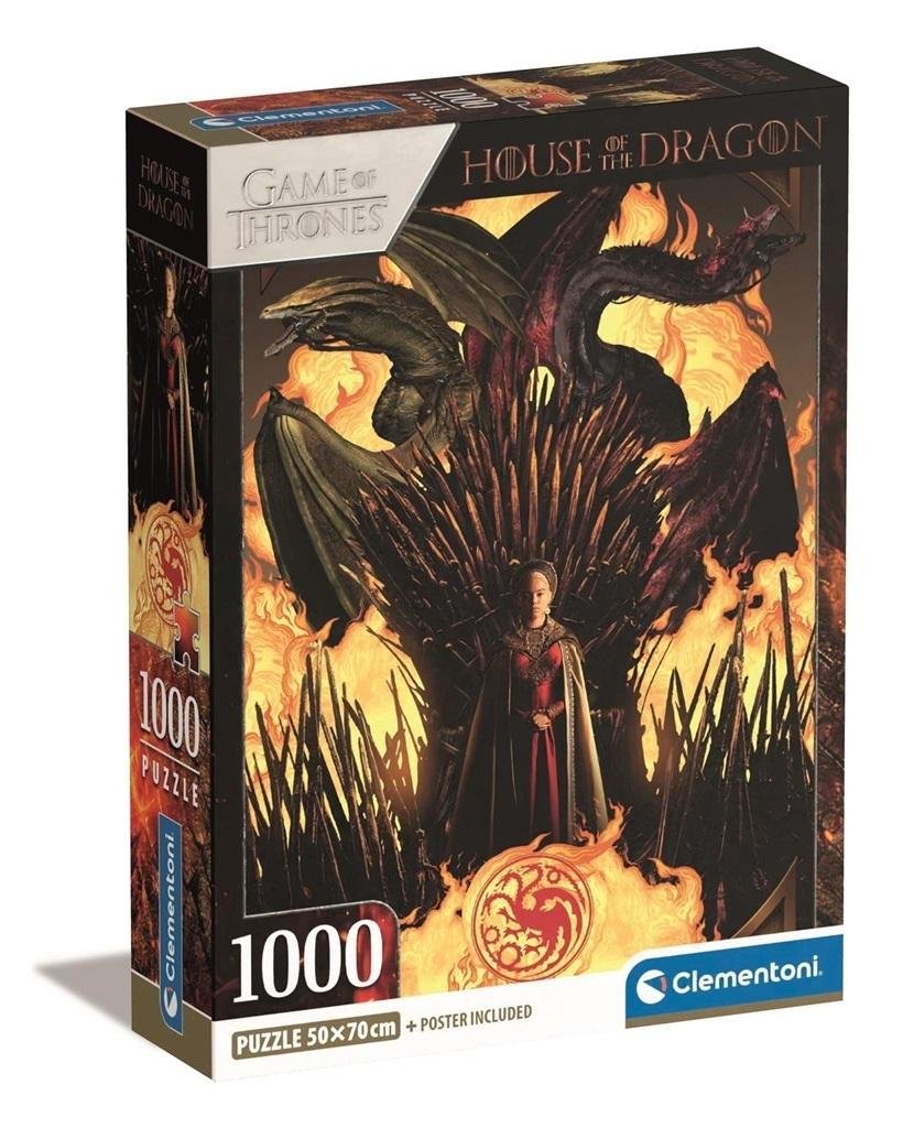 Puzzle 1000 elementów. Compact. House of The Dragon 399048