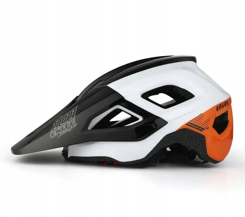 Kask rowerowy ENLEE regulacja 56-60cm pomarańczowy