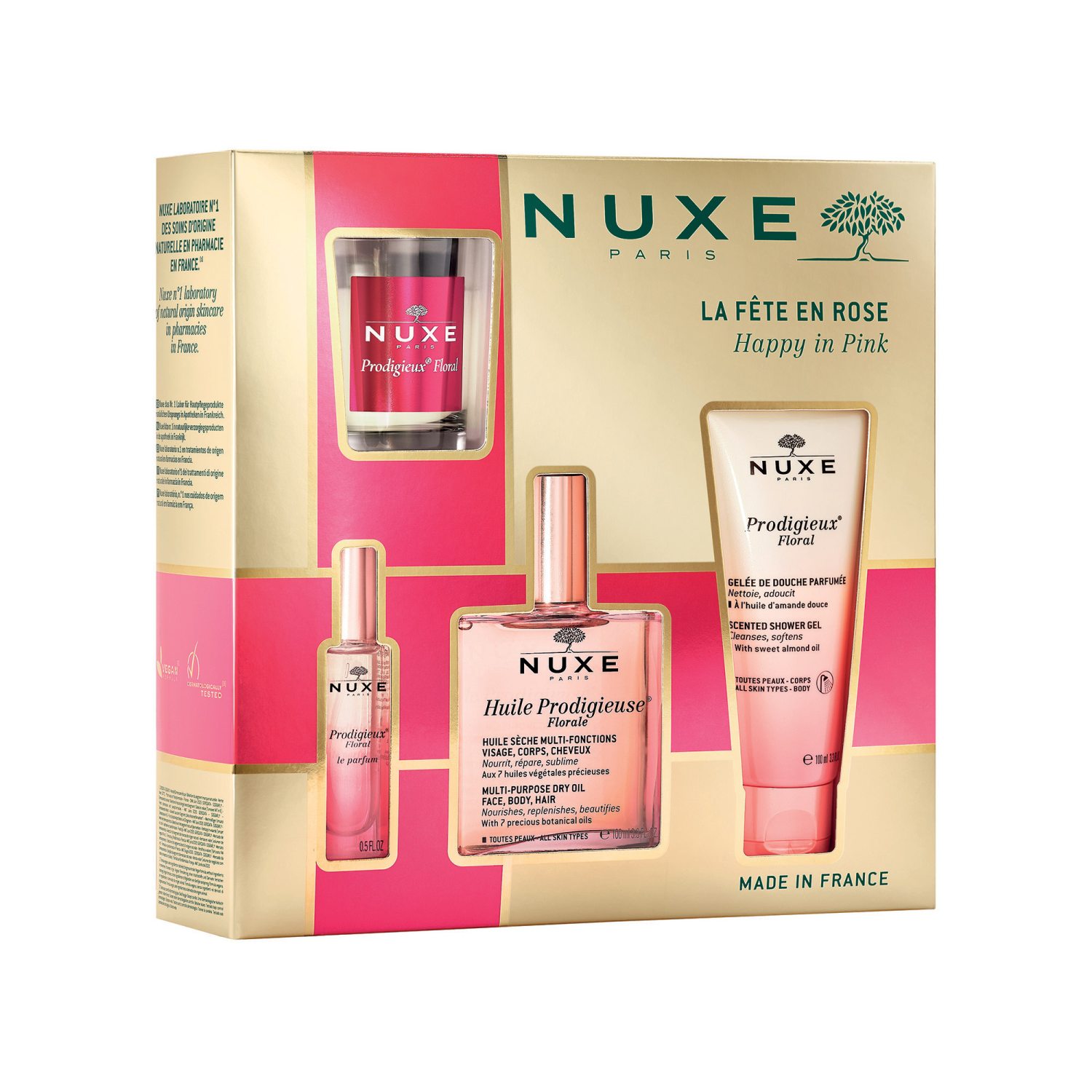 Nuxe Huile Prodigieuse® Florale Zestaw kultowych dermokosmetyków do pielęgnacji ciała