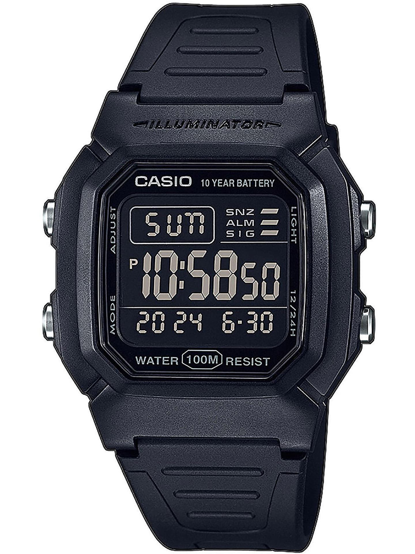 ZEGAREK MĘSKI CASIO W-800H-1BVES KLASYKA + BOX