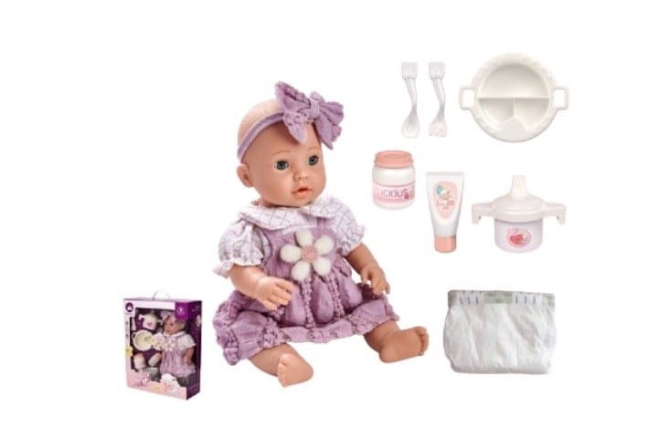Lalka bobas 41cm z akcesoriami