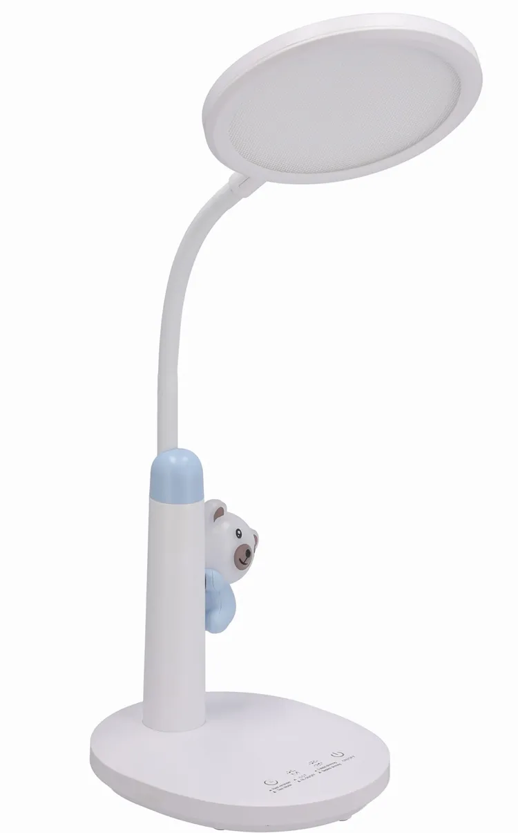 Dziecięca biała lampka z misiem - M8-Z16