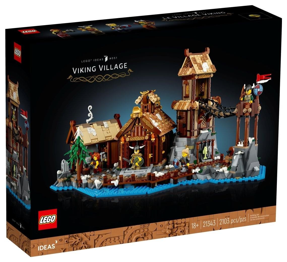 LEGO Ideas 21343 Wioska Wikingów | Darmowa dostawa | Wygodne RATY |