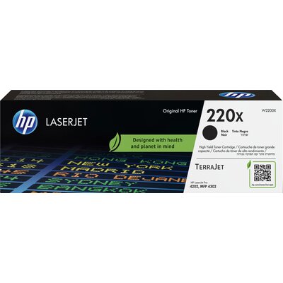 Oryginalnym wkładem z czarnym tonerem HP 220X LaserJet