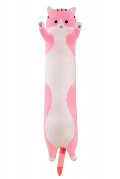 Długi Kotek Kot Maskotka Poduszka Pluszak 150cm Xl