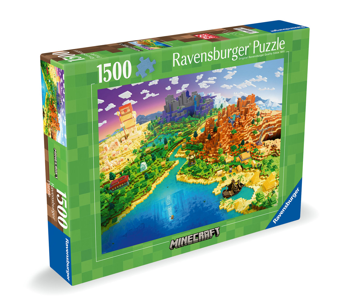 Puzzle 2D: World of Minecraft 1500 elementów