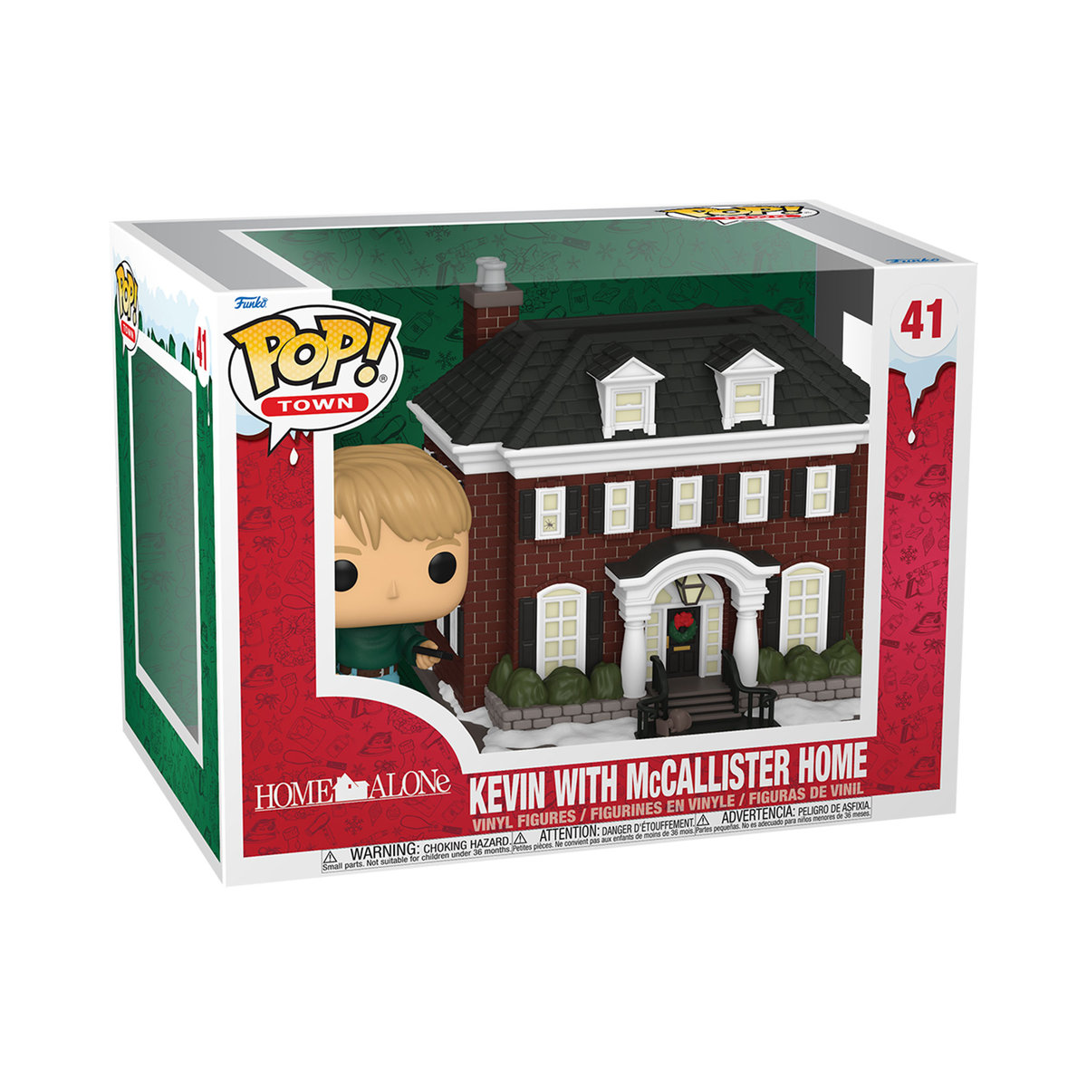 Funko POP! Marvel, figurka kolekcjonerska, POP Town: Home Alone- Kevin w/Home