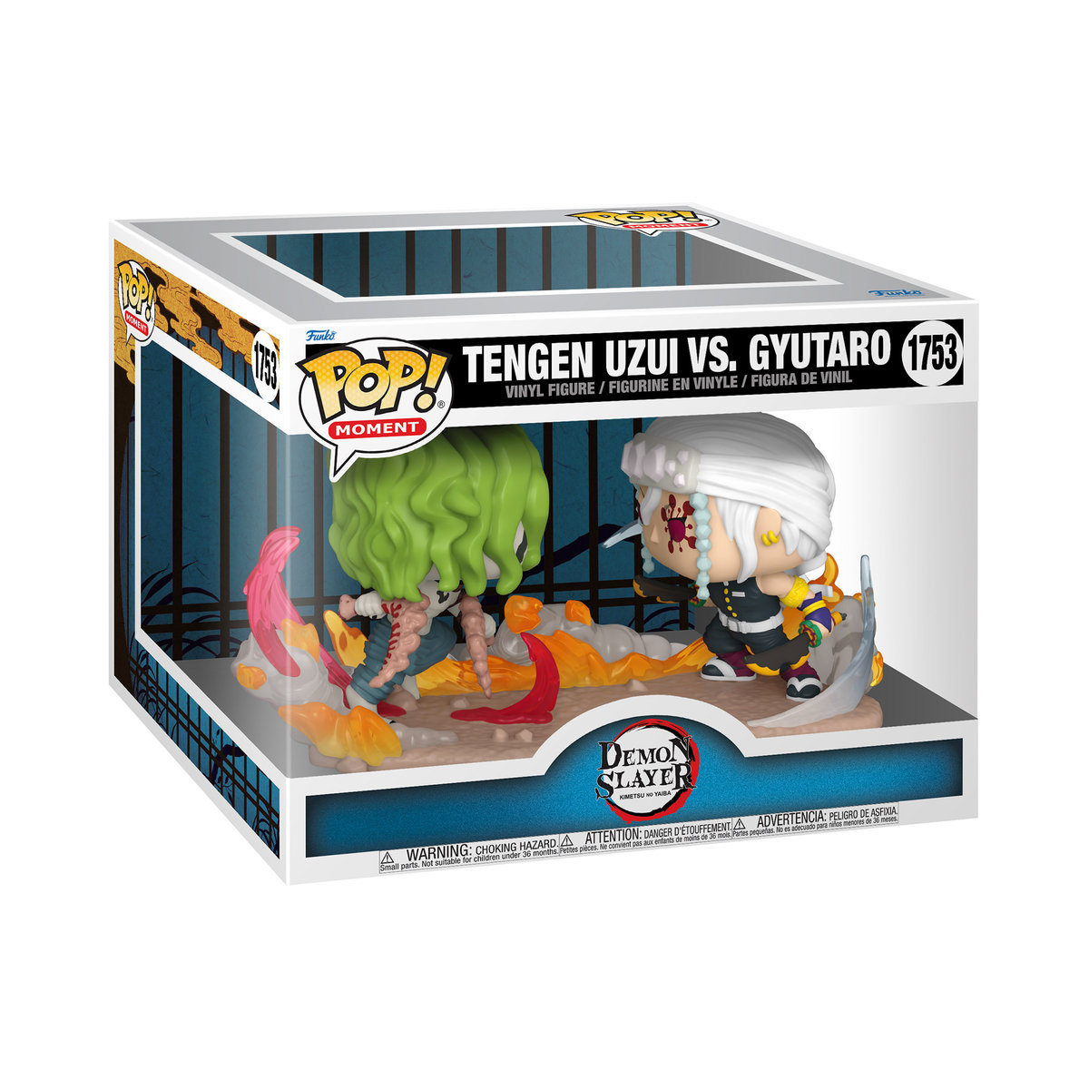 Funko POP! Marvel, figurka kolekcjonerska, POP Moments: DS- Tengen Vs Gyutaro